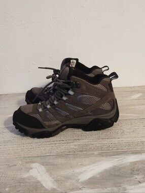 Merrell J06054 Moab 2 Mid Granite Lace-Up Hiking Boot Shoes Women's USA size8